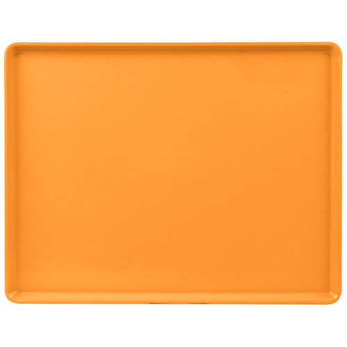 Cambro 1418D171 14" X 18" Rectangular Tuscan Gold Dietary Tray - 12/Case