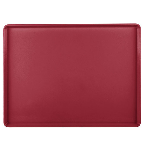 Cambro 1520D221 15" X 20.18" Rectangular Ever Red Dietary Tray - 12/Case