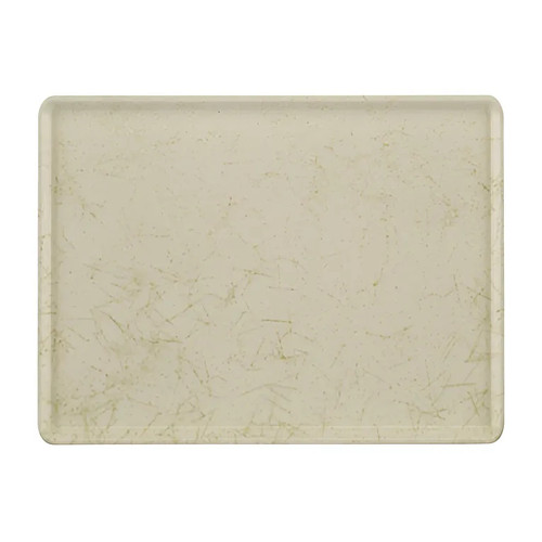 Cambro 1219D526 12" X 19" Rectangular Galaxy Antique Parchment Gold Dietary Tray - 12/Case