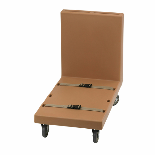 Cambro 2436UTHS157 600 Lb. Load Capacity Coffee Beige Utility Truck with Handle