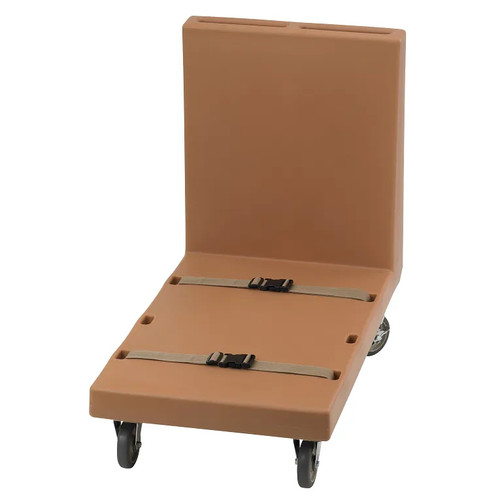 Cambro 2436UTHS157 600 Lb. Load Capacity Coffee Beige Utility Truck with Handle