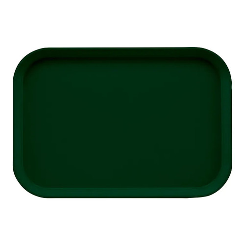 Cambro 1015119 10" x 15" Sherwood Green Fiberglass Rectangular Camtray - 24/Case