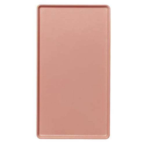 Cambro 1222D409 12" X 22" Rectangular Blush Dietary Tray - 12/Case