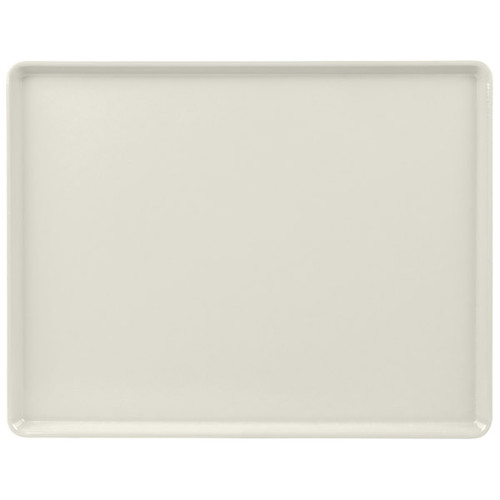 Cambro 1418D101 14" X 18" Rectangular Antique Parchment Dietary Tray - 12/Case