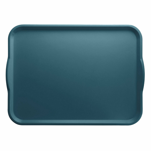 Cambro 1418H401 14" X 18" Rectangular Slate Blue Camtray Dietary Tray - 12/Case