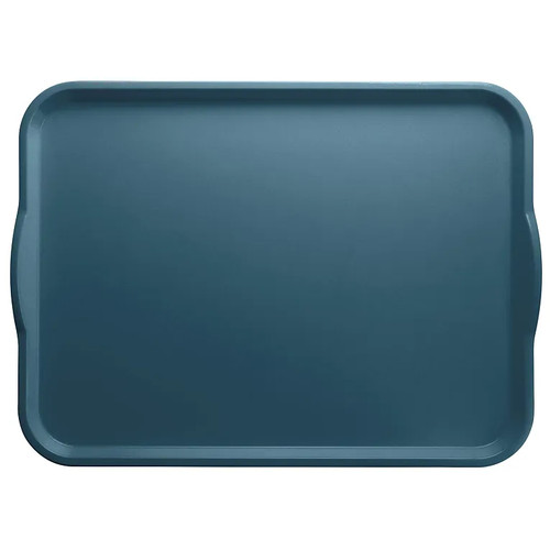 Cambro 1418H401 14" X 18" Rectangular Slate Blue Camtray Dietary Tray - 12/Case