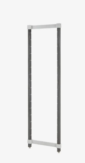 Cambro EXPK1830480 Camshelving Elements 18.5" W x 30.5" H Speckled Gray Plastic Stationary Xtra Post Kit