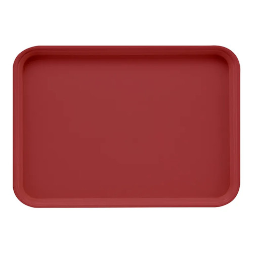 Cambro 1622410 16" x 22" Rectangular Fiberglass Raspberry Cream Camtray - 12/Case