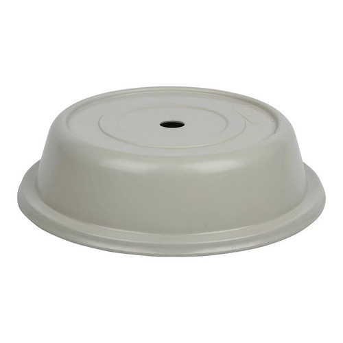 Cambro 95VS101 9.31" Ivory Fiberglass Round Versa Camcover Plate Cover - 12/Case