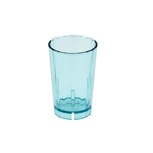 Cambro HT5CW196 5 Oz. Polycarbonate Azure Blue Camwear Huntington Tumbler - 36/Case