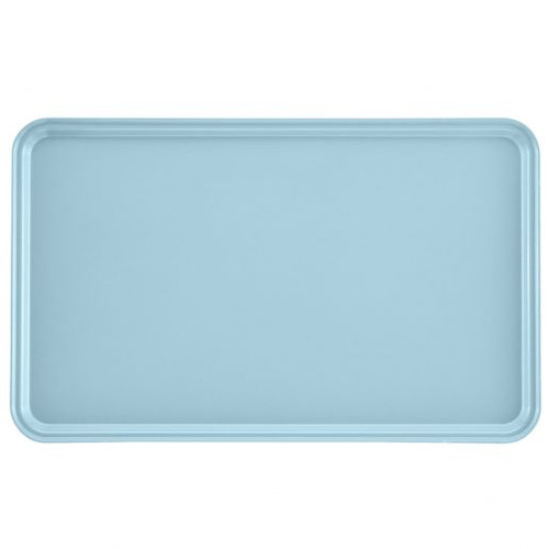 Cambro 3253177 12.75" W x 20.87" D Rectangular Dishwasher Safe Sky Blue Camtray - 12/Case