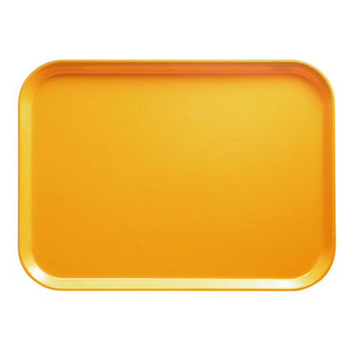 Cambro 3753171 14.56" W x 20.87" D Rectangular Dishwasher Safe Tuscan Gold Camtray - 12/Case
