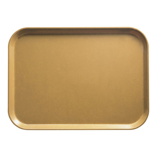 Cambro 3253514 12.75" W x 20.87" D Rectangular Dishwasher Safe Earthen Gold Camtray