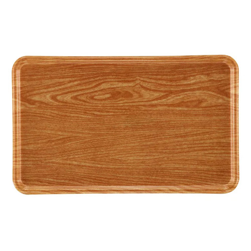 Cambro 3253307 12.75" W x 20.87" D Rectangular Dishwasher Safe Light Elm Camtray - 12/Case