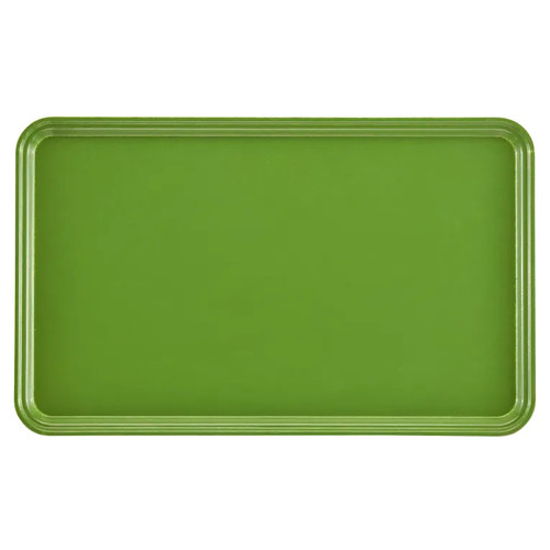 Cambro 3253113 12.75" W x 20.87" D Rectangular Dishwasher Safe Limeade Camtray - 12/Case