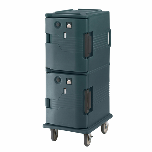 Cambro UPCHTD800192 18.13" W x 3.5" D x 21" H for UPCH 800 Series Ultra Camcart Heated Food Pan Carrier Granite Green Replacement Retrofit Top Door - 110 Volts
