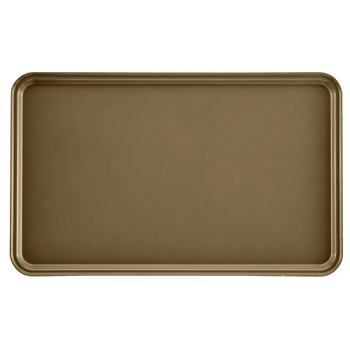 Cambro 3253513 12.75" W x 20.87" D Rectangular Dishwasher Safe Bay Leaf Brown Camtray - 12/Case