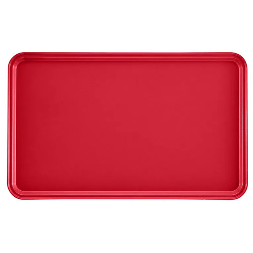 Cambro 3253521 12.75" W x 20.87" D Rectangular Dishwasher Safe Cambro Red Camtray - 12/Case