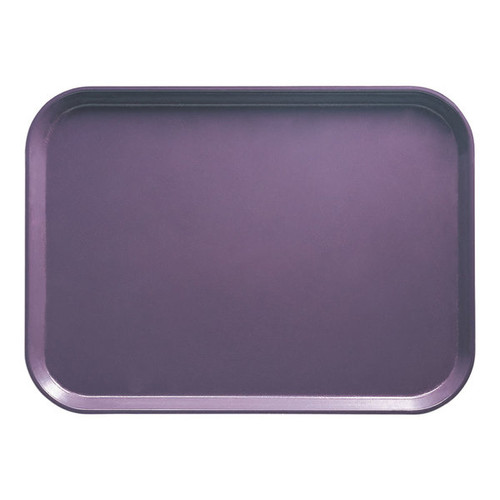 Cambro 3343551 13" W x 17" D Rectangular Dishwasher Safe Grape Camtray - 12/Case
