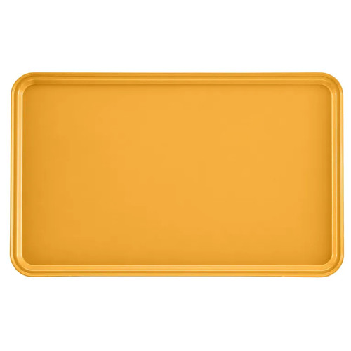 Cambro 3253171 12.75" W x 20.87" D Rectangular Dishwasher Safe Tuscan Gold Camtray - 12/Case