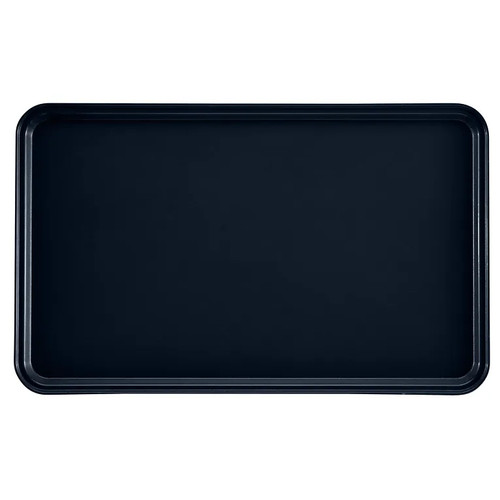 Cambro 3253110 12.75" W x 20.87" D Rectangular Dishwasher Safe Black Camtray - 12/Case
