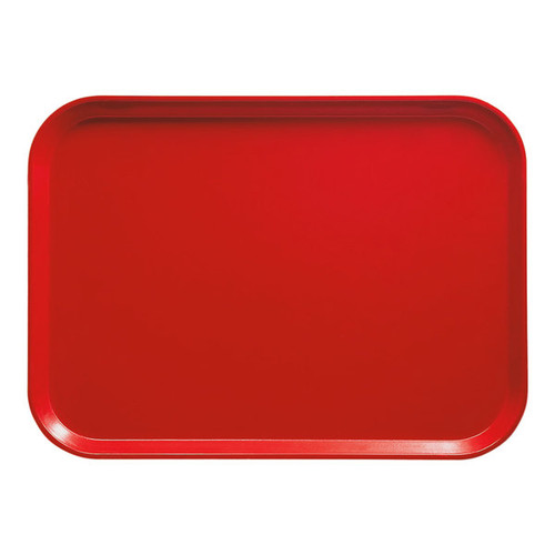 Cambro 3853510 14.75" W x 20.87" D Rectangular Dishwasher Safe Signal Red Camtray