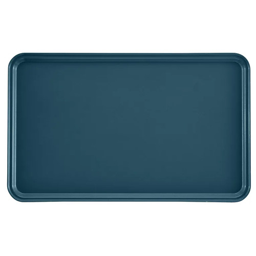 Cambro 3253401 12.75" W x 20.87" D Rectangular Dishwasher Safe Slate Blue Camtray - 12/Case