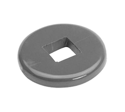 Cambro CPMDB000 3.5" Dia. Gray Donut Bumper - 4 Cases