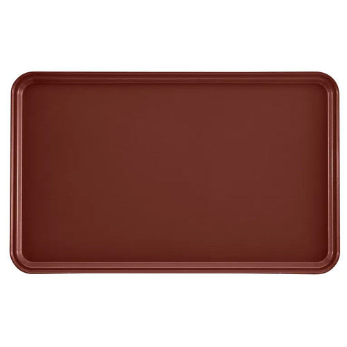 Cambro 3253501 12.75" W x 20.87" D Rectangular Dishwasher Safe Real Rust Camtray - 12/Case