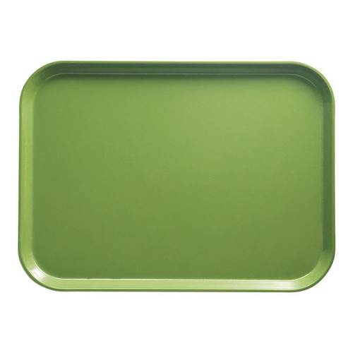 Cambro 3343113 13" W x 17" D Rectangular Dishwasher Safe Limeade Camtray - 12/Case