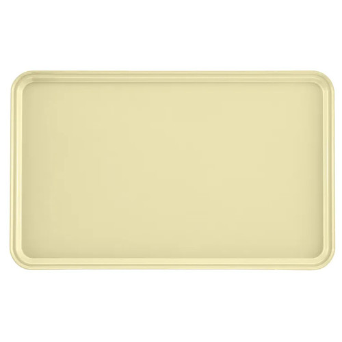 Cambro 3253536 12.75" W x 20.87" D Rectangular Dishwasher Safe Lemon Chiffon Camtray - 12/Case