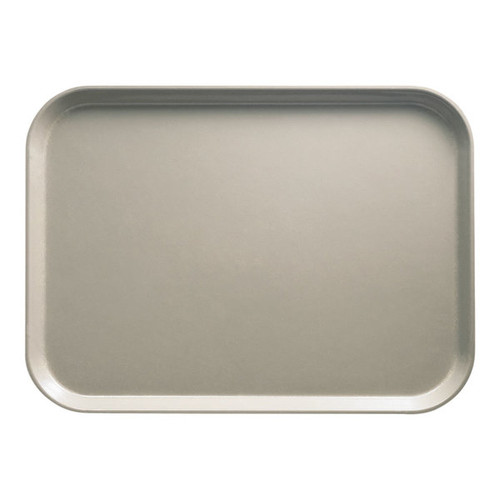 Cambro 3253199 12.75" W x 20.87" D Rectangular Dishwasher Safe Taupe Camtray - 12/Case