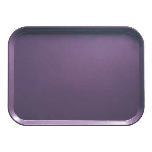 Cambro 3253551 12.75" W x 20.87" D Rectangular Dishwasher Safe Grape Camtray - 12/Case