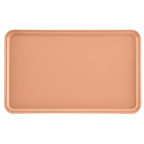 Cambro 3253117 12.75" W x 20.87" D Rectangular Dishwasher Safe Dark Peach Camtray - 12/Case