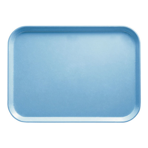 Cambro 3853518 14.75" W x 20.87" D Rectangular Dishwasher Safe Robin Egg Blue Camtray - 12/Case