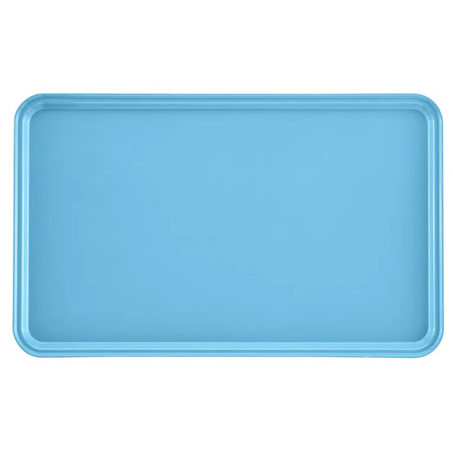 Cambro 3253518 12.75" W x 20.87" D Rectangular Dishwasher Safe Robin Egg Blue Camtray - 12/Case