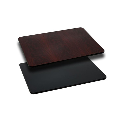 Flash Furniture XU-MBT-2430-GG 30"W x 24"D Reversible Rectangular Table Top