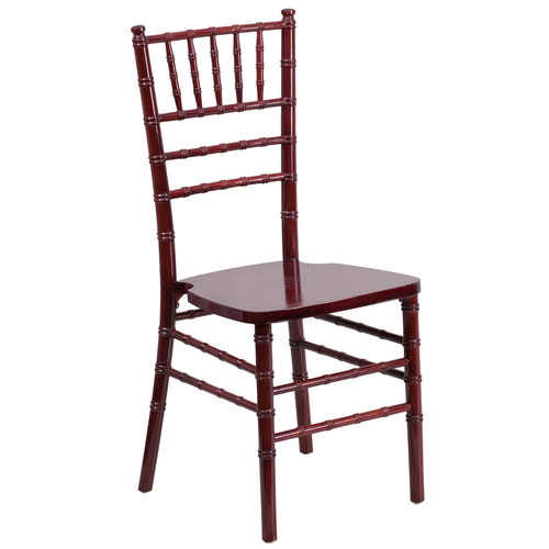 Flash Furniture XS-MAHOGANY-GG Mahogany Acacia Wood Hercules Series Chiavari Chair