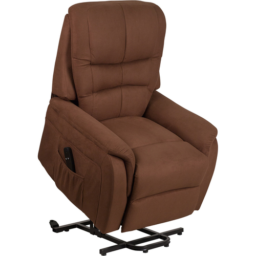 Flash Furniture CH-US-153062L-BRN-MIC-GG Brown Microfiber Contemporary Design Hercules Lift Recliner