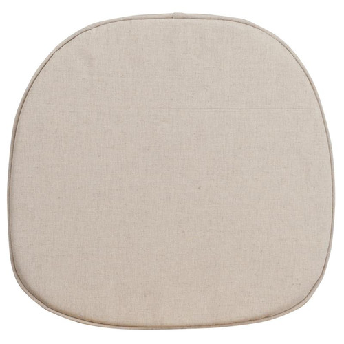 Flash Furniture XA-X-CUSH-GG 15.75" W x 15.25" D Fabric Upholstery Burlap Seat Cushion