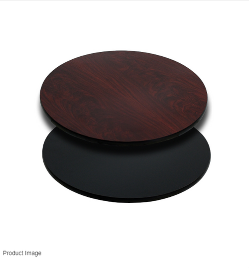 Flash Furniture XU-RD-24-MBT-GG 24" Diameter Reversible Round Table Top