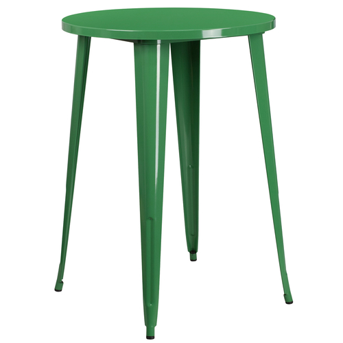 Flash Furniture CH-51090-40-GN-GG Green Round Brace Underneath Top Table