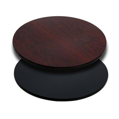 Flash Furniture XU-RD-30-MBT-GG 30" Diameter Reversible Round Table Top