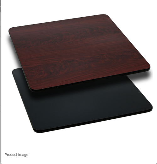 Flash Furniture XU-MBT-4242-GG 42"W x 42"D Reversible Square Table Top