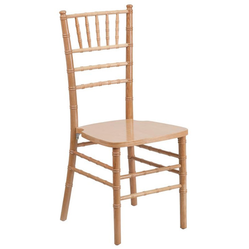 Flash Furniture XS-NATURAL-GG Natural Acacia Wood Hercules Series Chiavari Chair