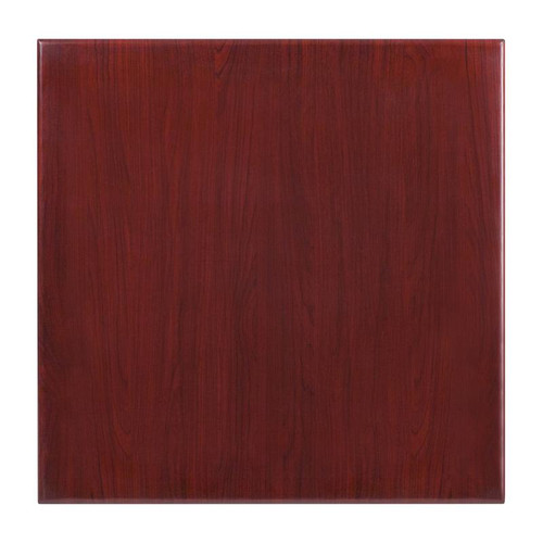 Flash Furniture TP-MAH-3030-GG 30"W x 30"D Mahogany Finish Square Table Top