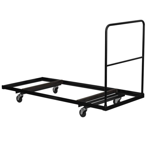 Flash Furniture NG-DY3072-GG 31.75" W x 74" D x 52.25" H Black High Gloss Frame Finish Folding Chair Dolly
