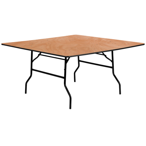 Flash Furniture YT-WFFT60-SQ-GG 1014 Lbs. Plywood Top Square Folding Banquet Table