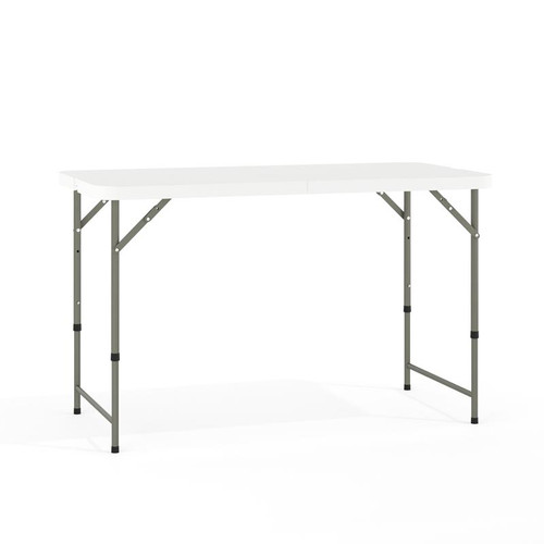 Flash Furniture DAD-YCZ-122Z-2-GG 47 3/4" W x 23 3/4" D Rectangle Molded Plastic Folding Table
