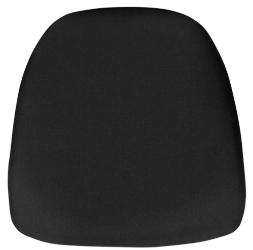 Flash Furniture BH-BLACK-HARD-GG 15" W x 15" D x 1.75" H Black Polyester Chair Cushion